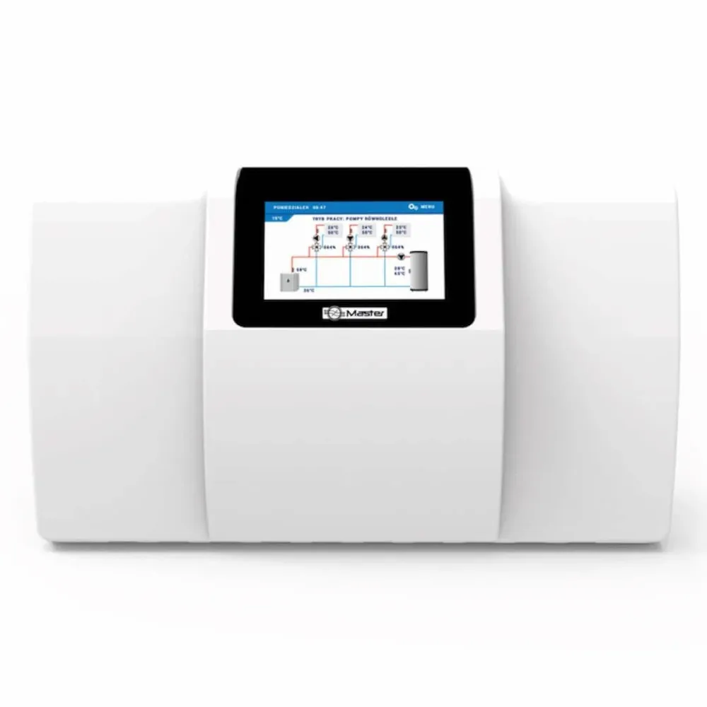 Controle de aquecimento Master V.3 PLUS/EU-i-3 PLUS para 3 circuitos de aquecimento mistos e não misturados