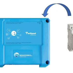 Contactor adicional 20A bifásico na caixa de medição e controlo CONNECT PRO para ligação "faç você mesmo" de aparelhos até...