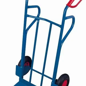 Carrinho tubular de ço VARIOfit com pá enorme, dimensões externas: 690 x 550 x 1.200 mm (LxPxA), sk-710.117