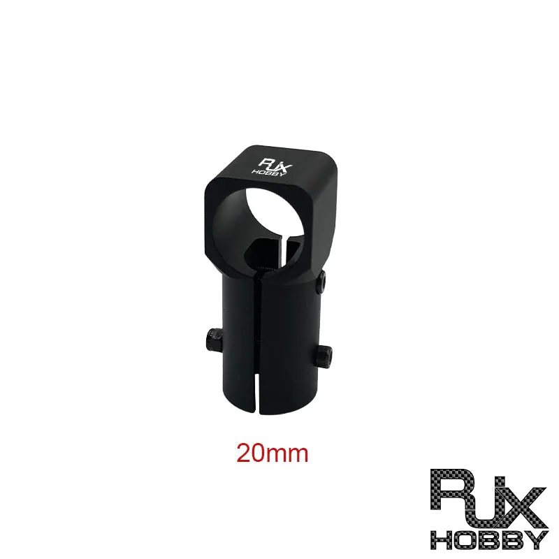 Rjx trem de pouso de 20mm, liga de alumínio, tripé, tubo de fibra de carbono, conector para drone agrícola, uav