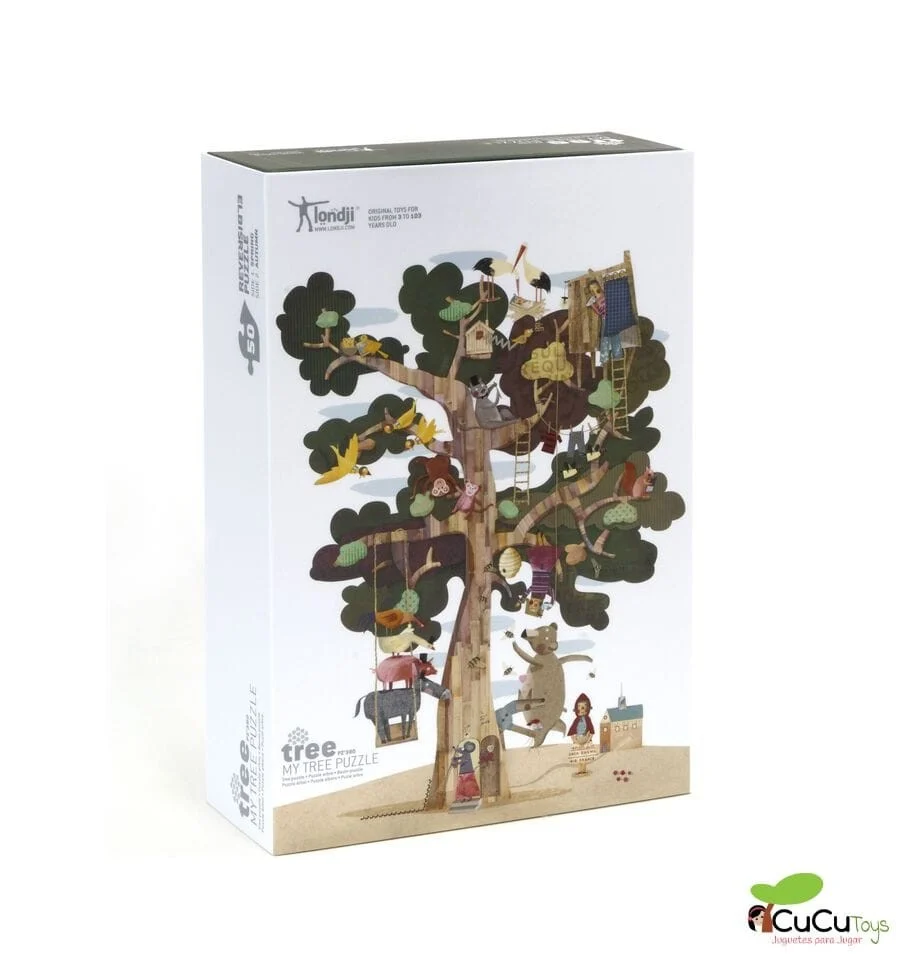 My Tree, 50-piece de duas faces silhouette puzzle