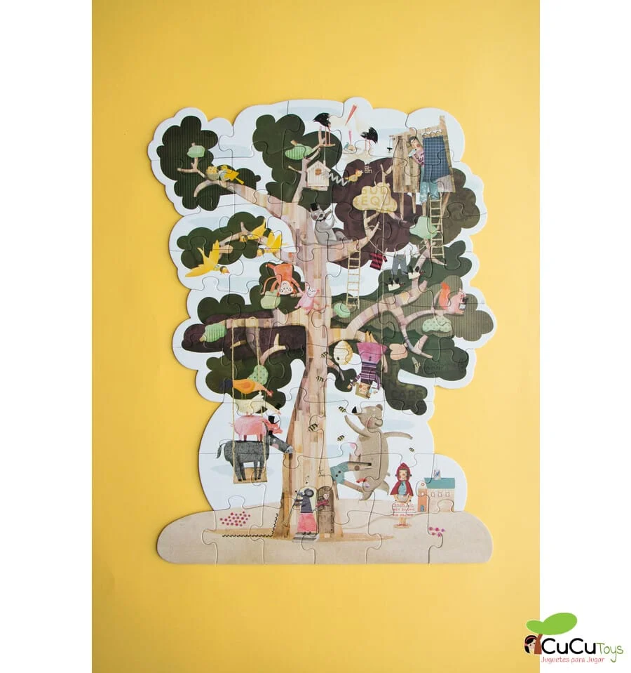 My Tree, 50-piece de duas faces silhouette puzzle