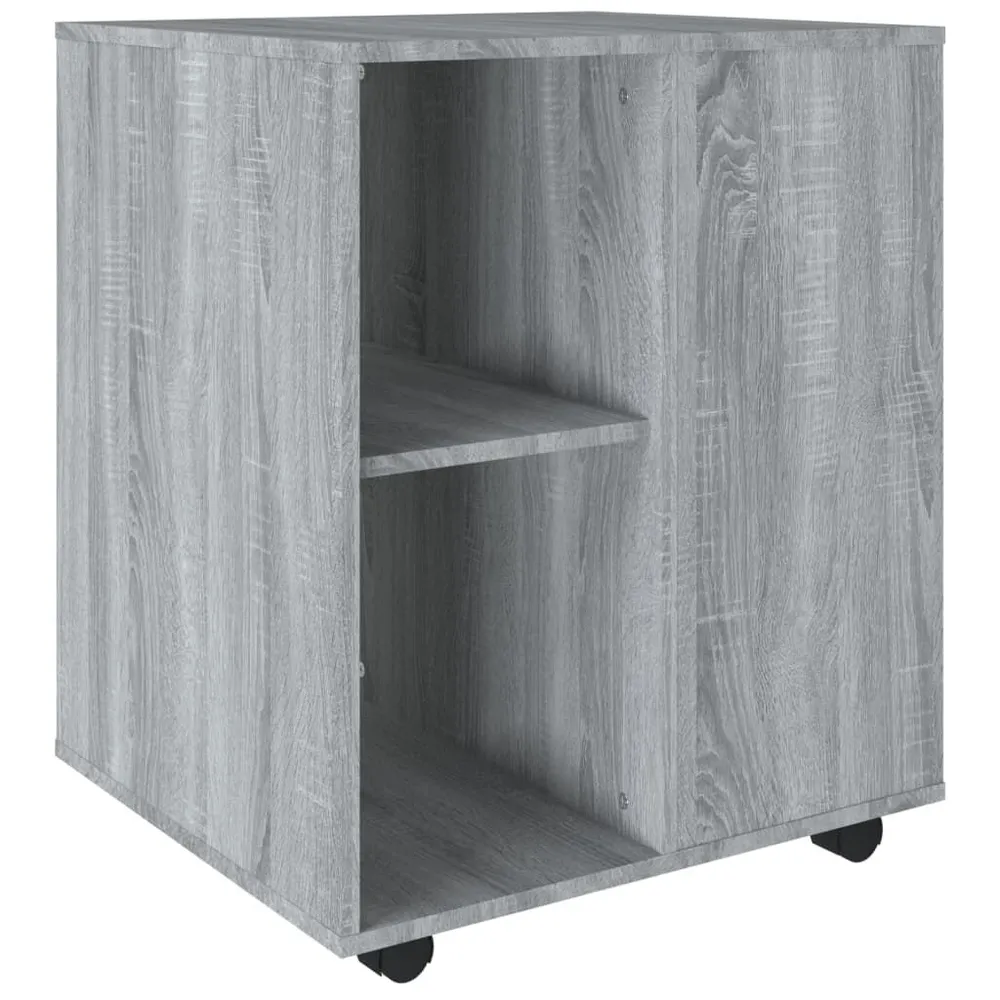 Cruzeta do Cardan Móvel com rodas 60x53x72 cm derivados de madeira sonoma cinza