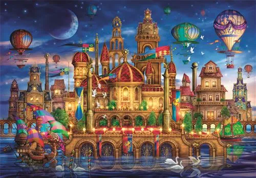 Puzzle High Quality Collection Portátil: Downtown - 1000 Peças - Clementoni