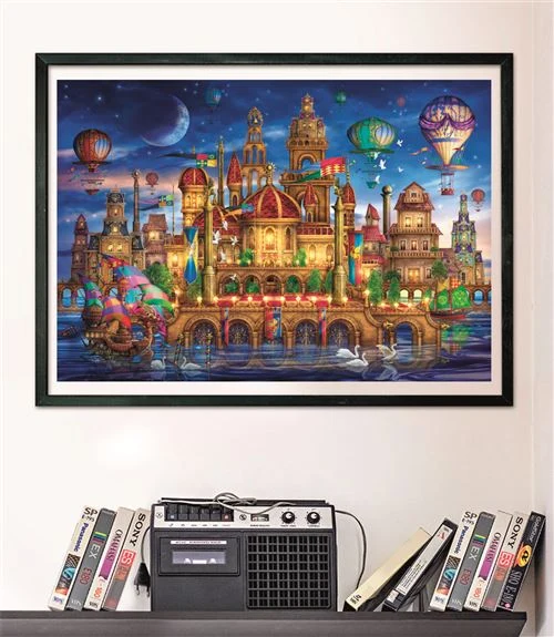 Puzzle High Quality Collection Portátil: Downtown - 1000 Peças - Clementoni