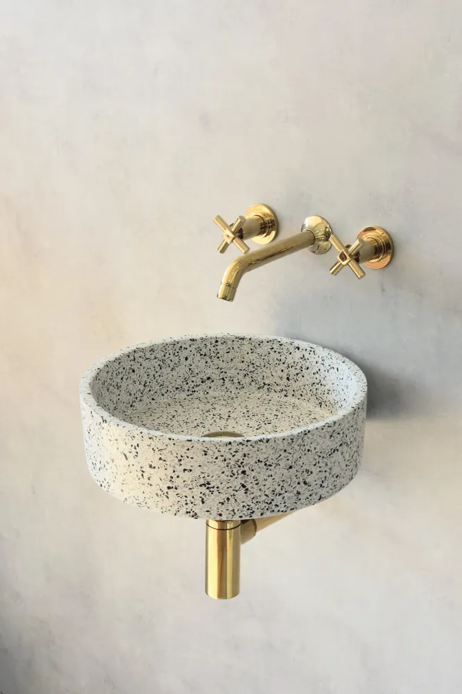 Eos Terrazzo Crema white mural