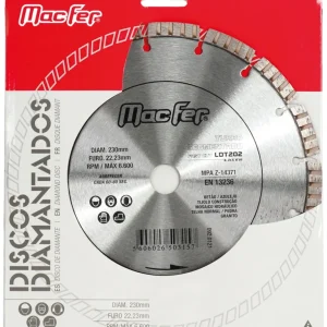Disco diamantado Turbo Segmentado Laser LDT202 230mm