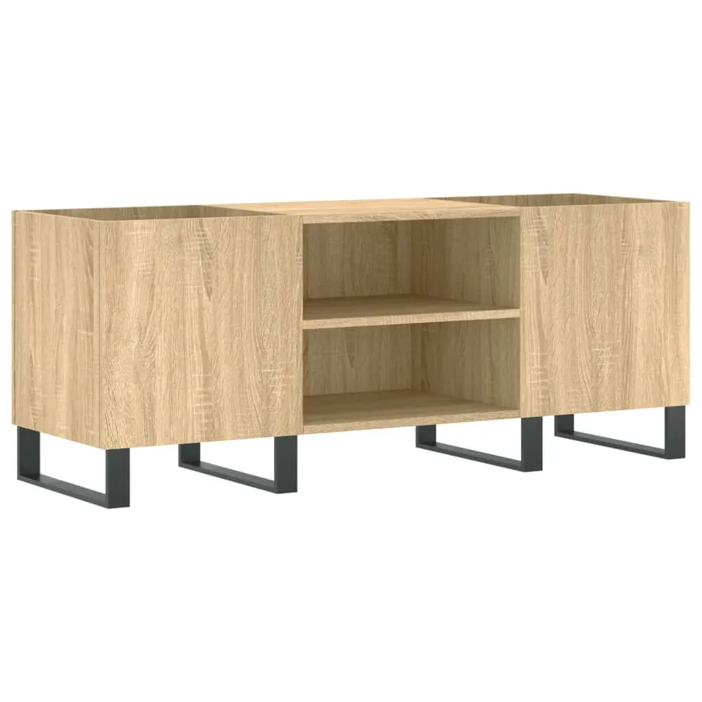 Armário para discos 121x38x48cm derivados madeira carvalho sonoma para Chapas Metálicas