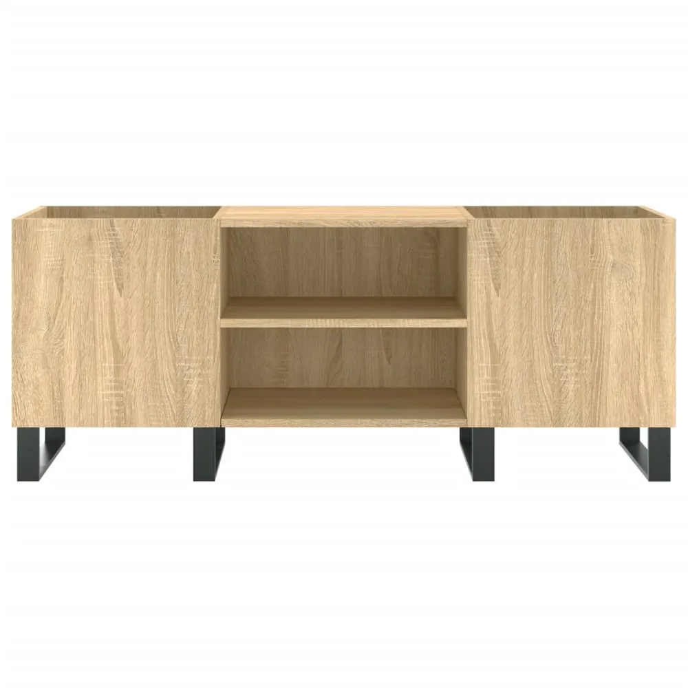 Armário para discos 121x38x48cm derivados madeira carvalho sonoma para Chapas Metálicas
