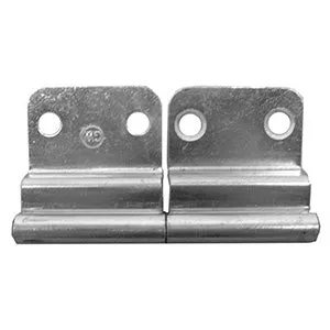 10 dobradiças de porta em ço zincado 85 x 44 mm (esquerda)
