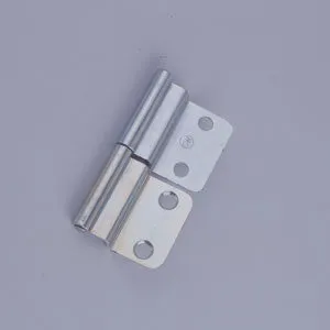 10 dobradiças de porta em ço zincado 85 x 44 mm (esquerda)