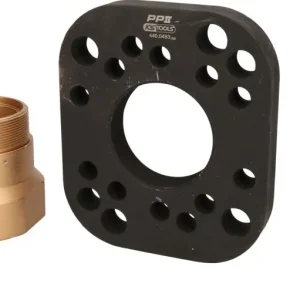 Conjunto extrator KS Tools para cubo sem anel de parafuso de roda, 3 peças, cilindro hidráulico sugerido: 32 t, 440.0490