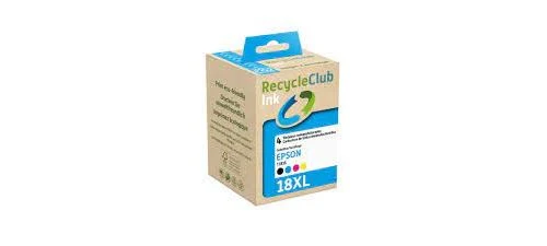 Pack de Tinteiros Recycleclub Epson Pack 18XL - Preto | Ciano | Amarelo | Magenta