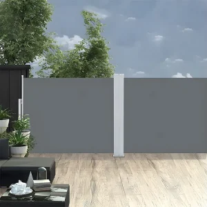 Toldo lateral retrátil 140x1000 cm antracite