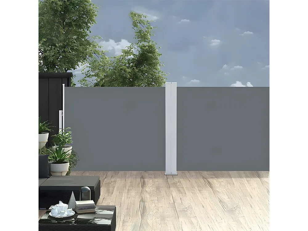 Toldo lateral retrátil 140x1000 cm antracite