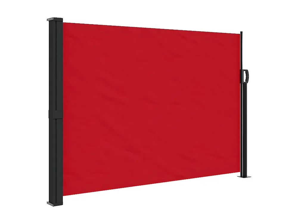 Toldo lateral retrátil 140x600 cm vermelho