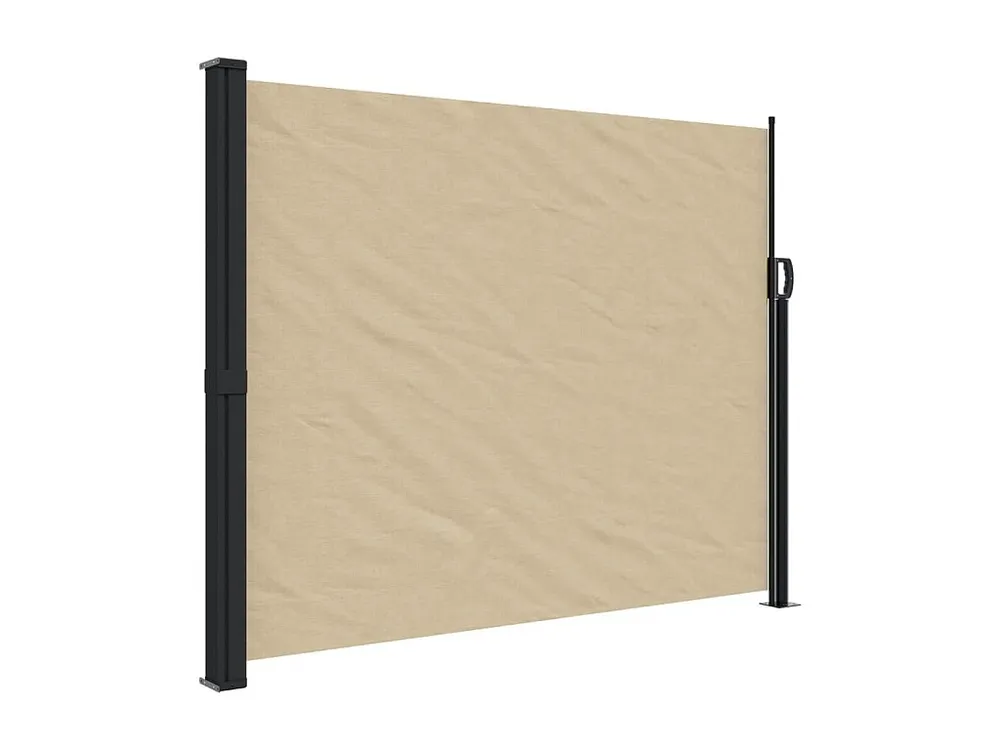 Toldo lateral retrátil 160x500 cm bege