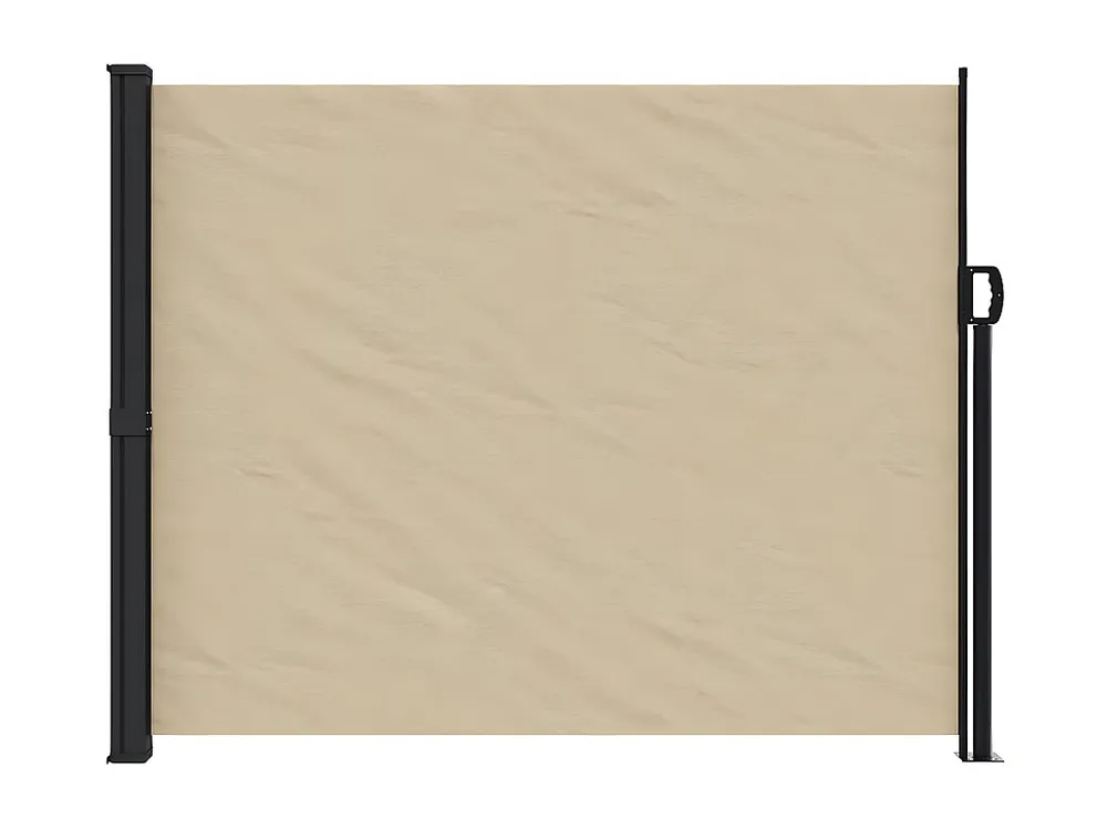 Toldo lateral retrátil 160x500 cm bege