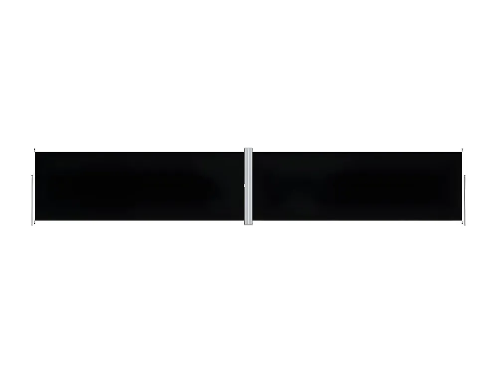 Toldo lateral retrátil 180x1000 cm preto