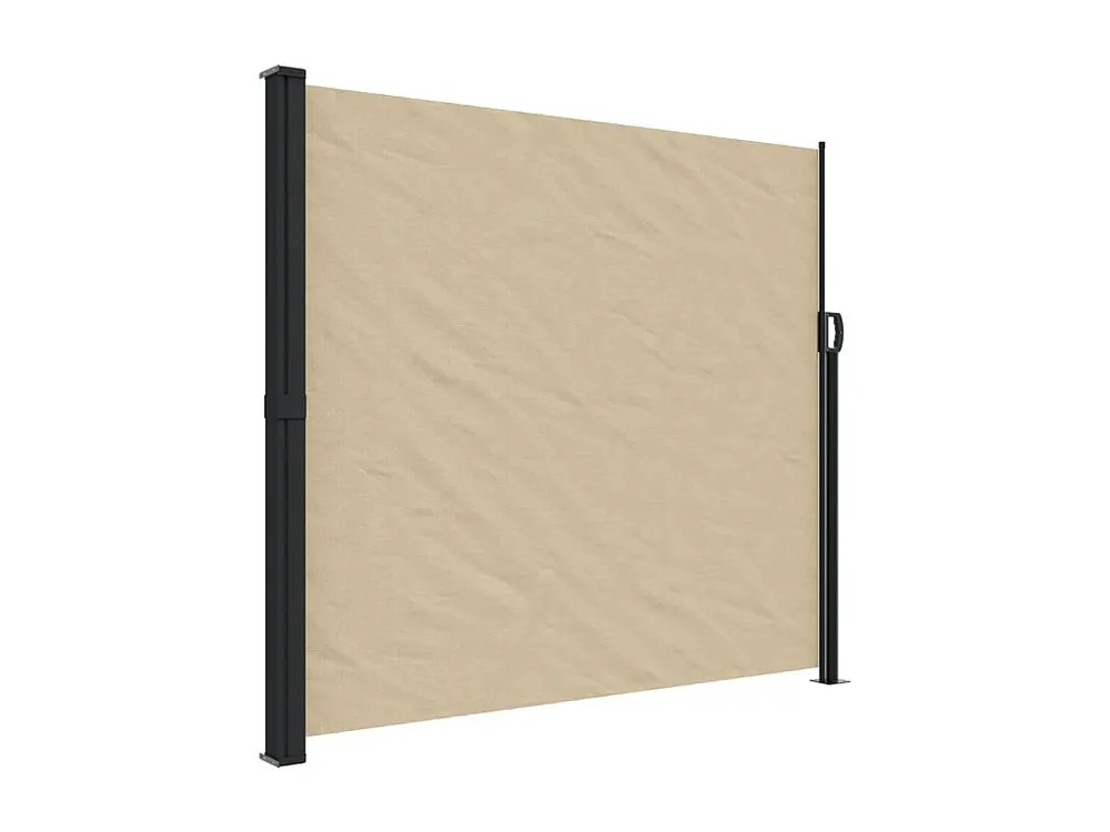 Toldo lateral retrátil 180x600 cm bege