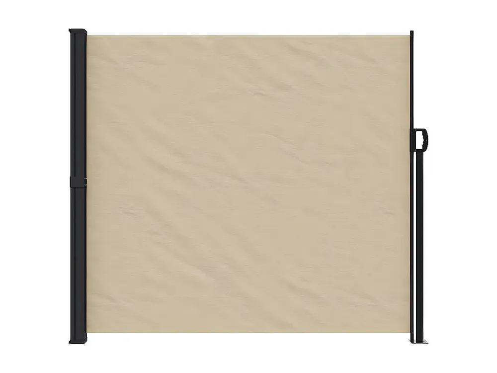 Toldo lateral retrátil 180x600 cm bege