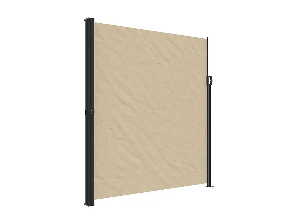 Toldo lateral retrátil 220x600 cm bege