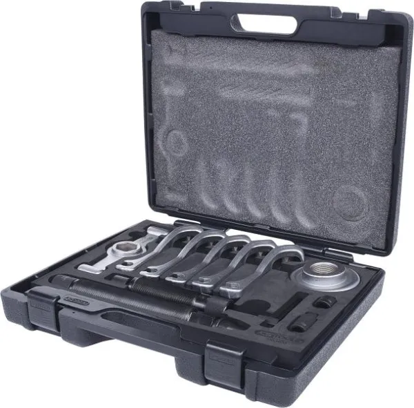KS Tools Extrator de cubo de roda para diversos usos e extrator de eixo cardan, 11 peças, 700.1400