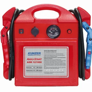 Partida de bateria Kunzer portátil 12V 2960/1000A, ASM 12/1000