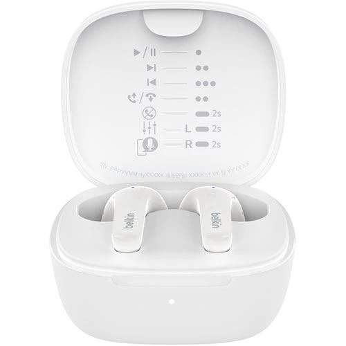 Auriculares True Autônomo Bluetooth Belkin SoundForm Motion - Branco