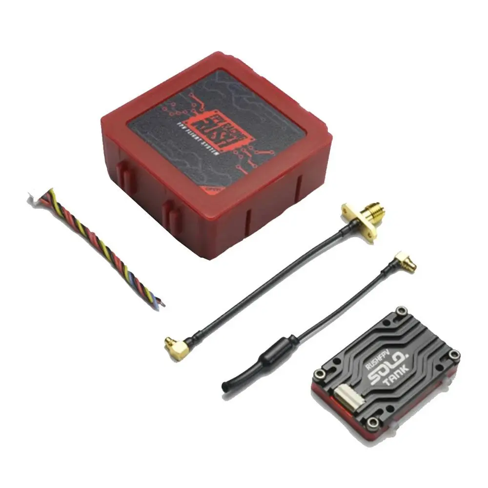 RushFPV Rush Tank SOLO 1W 5.8GHz VTX - 5V 1A 48CH PIT/25/400/600/800/1000mW Transmissor de vídeo FPV