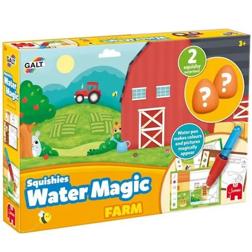 Jogo Water Magic Squishy - Animais da Quinta - Enorme | Diset