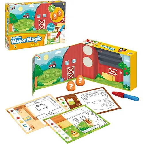 Jogo Water Magic Squishy - Animais da Quinta - Enorme | Diset