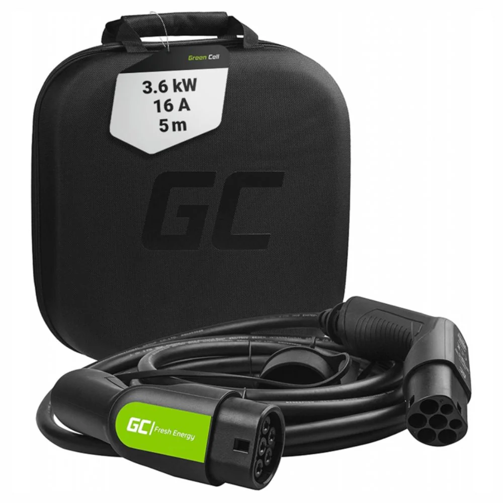 Organizador de Parede Cabo De Carregamento P/ Automóveis Ev Tipo2/Tipo2 3.6Kw 5M