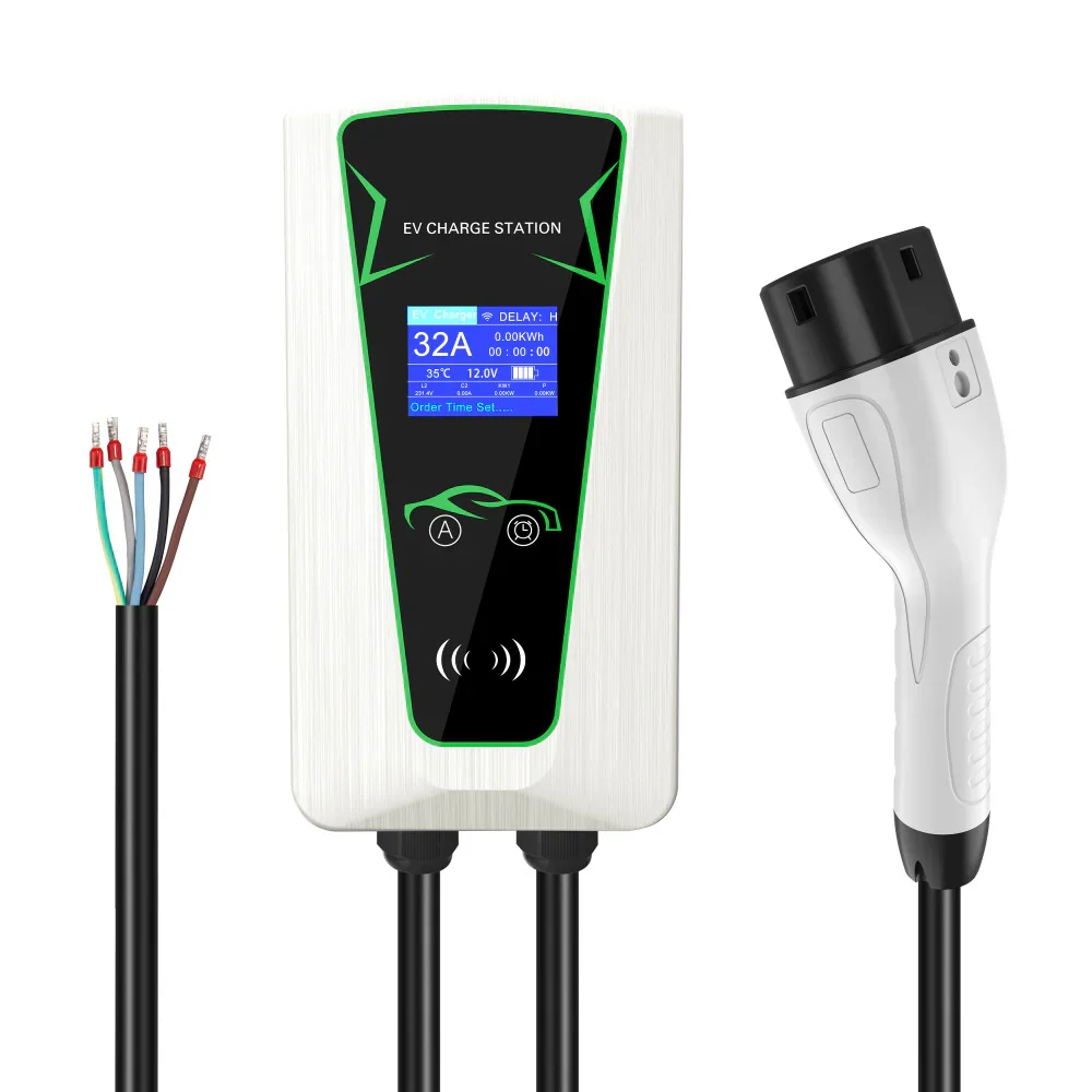 Profissional Carregador de carro elétrico 22kW trifásico 5m tipo 2