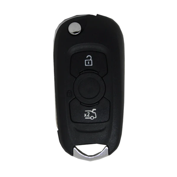 Caixa de controle remoto dobrável Opel com 3 botões - Perfil Hu100