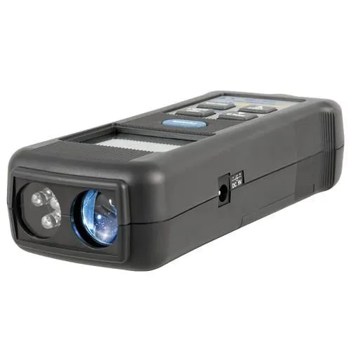 Medidor de RPM da PCE Instruments, tacômetro, estroboscópio LED, termômetro tipo IR + K, PCE-T 260