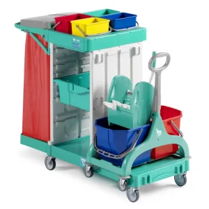 TTS Carro Limpeza Magic Line 370B – Porta-Sacos, Arrumação e Lavagem