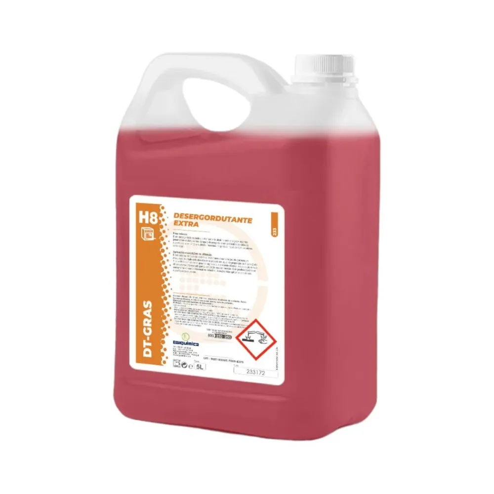 Egiquímica H8 DT-GRAS – Desengordurante Especial Alcalino para Manutenção Profissional