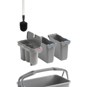 TTS Kit Balde Multiuso 28 L com Módulos Removíveis Eroy-03 – Ótimo para Lavagem de Banheiro