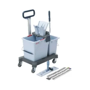 VILEDA Carro Kit Duplo UltraSpeed Pro – Sistema Profissional com Balde Duplo
