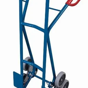 Resistente Impactos Carro de escada VARIOfit com 2 estrelas de três braços, dimensões externas: 610 x 630 x 1.310 mm (LxPx...