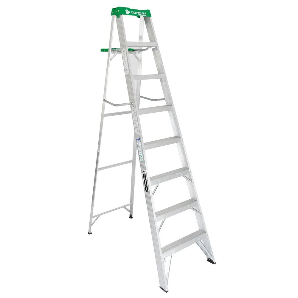 Escalera de tijera de aluminio 7 peldaños Cuprum