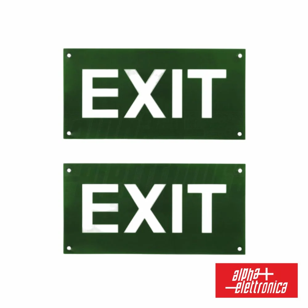 Conjunto De Dois Pictogramas "Exit" P/ Kl996-00 Alpha com Redução de Ruído
