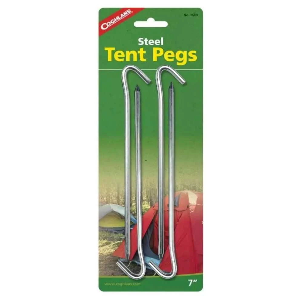 Estacas de ço Coghlan's - Kit com 4 Peças