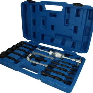 Conjunto de extrator de suporte inferior com furo cego de 16 peças de ferramentas brilhantes BT631150 com Vários Tamanhos