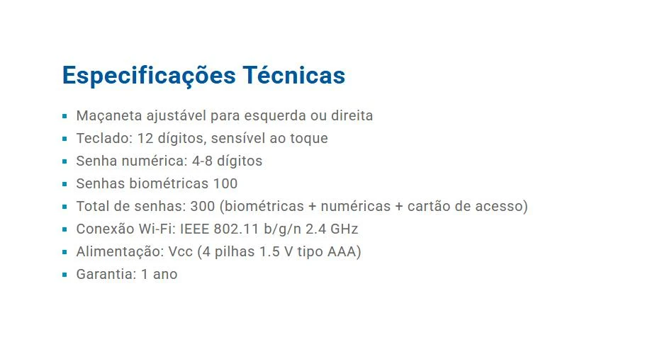 FECHADURA EMBUTIR SMART WIFI BIOMETRICA ALEXA GOOGLE HOME WEG
