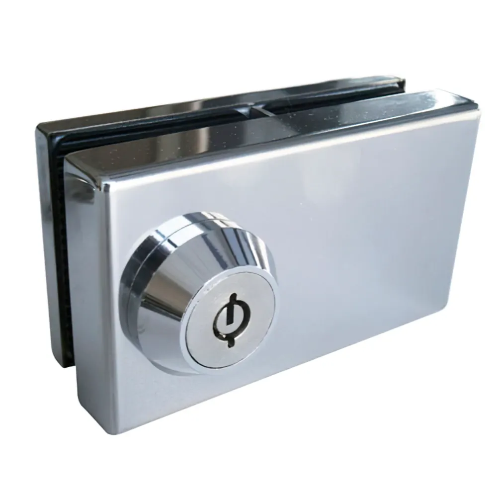 Fechadura de porta de vidro CBM 2001 com chave tubular