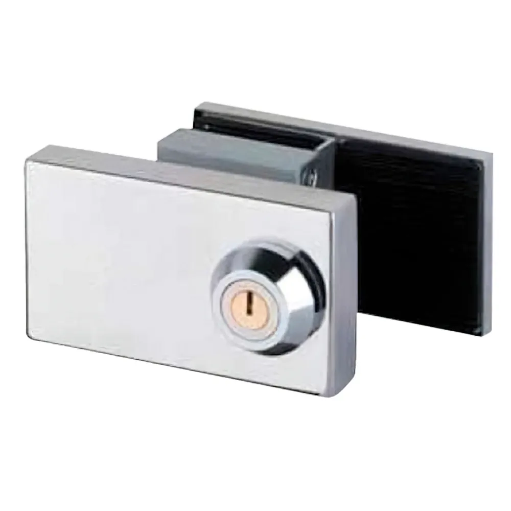 Fechadura de porta de vidro CBM 2002 com chave plana