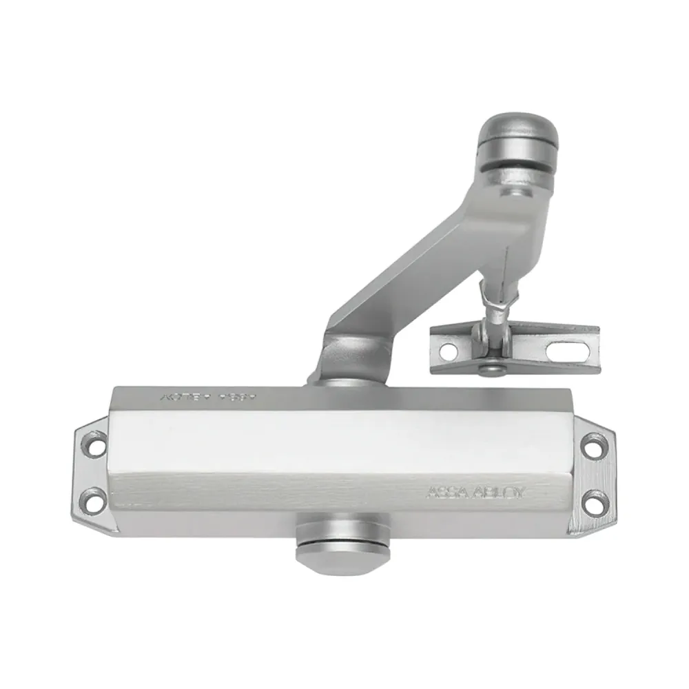 Fechador de porta Tesa DC120 F2-4 sem retentor prateado