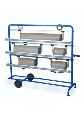 Carro suporte para papel de mascarar